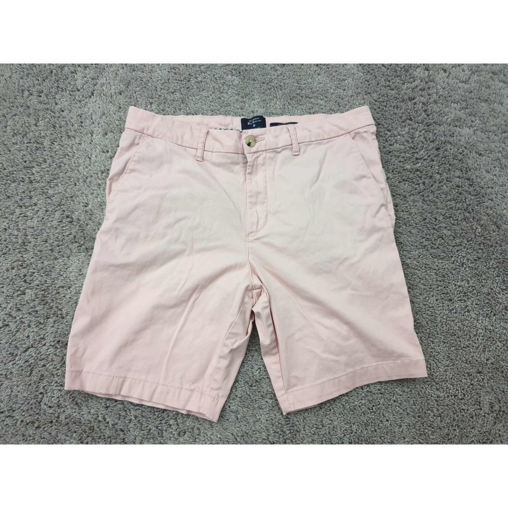 Ben Sherman Chino Shorts Mens 36W‎ Pink Classic Fit Stretch Preppy Casual